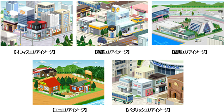 サークルリンクお仕事タウン各エリア