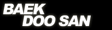 BAEK DOO SAN