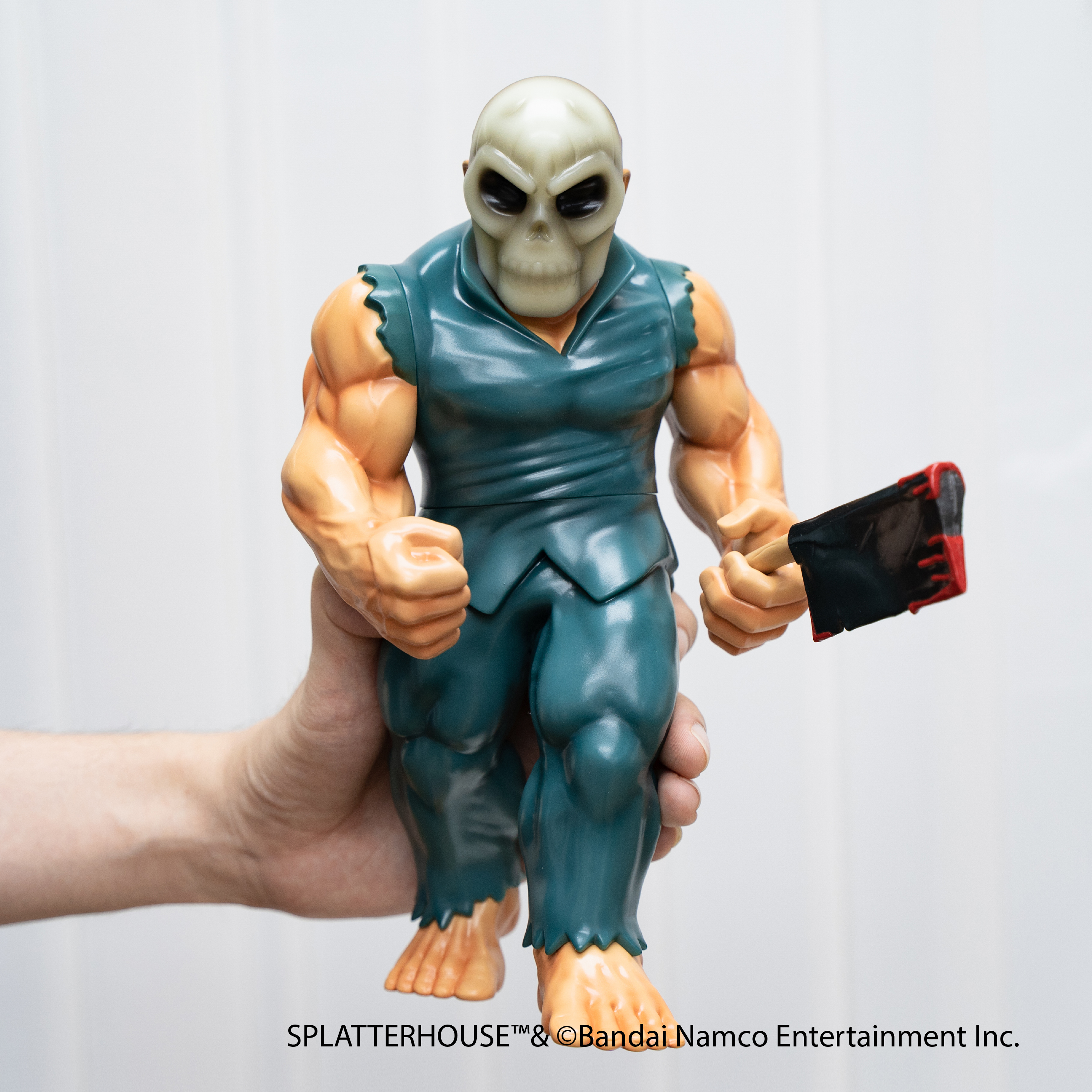 SPLATTERHOUSE & SPLATTERHOUSE 2のリックが蓄光マスクのフィギュアに 