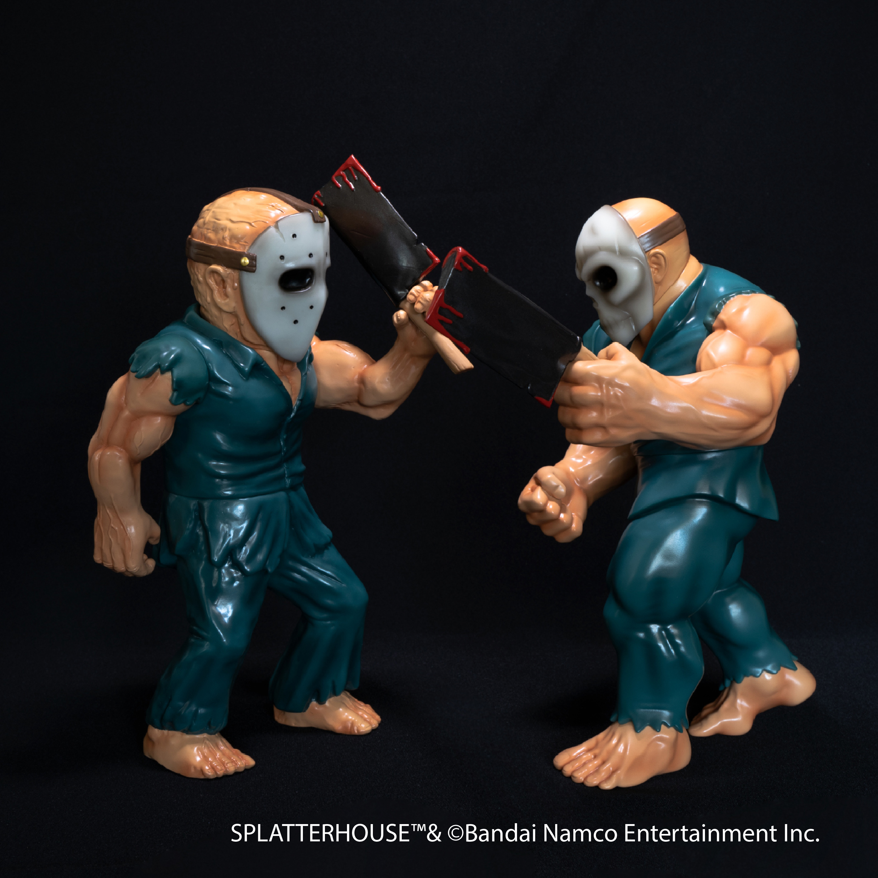 SPLATTERHOUSE & SPLATTERHOUSE 2のリックが蓄光マスクのフィギュアに 