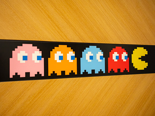 Pac-Man and the Ghosts at the entrance