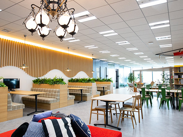 The open meeting area