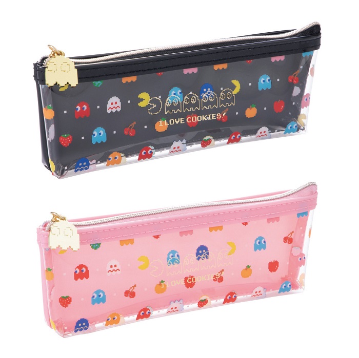 パックマンとコラボしたステーショナリーやポーチが発売