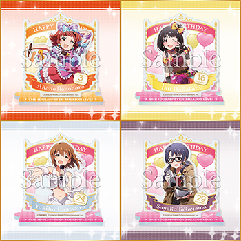 アイドルマスター ミリオンライブ！」のバースデーアクリル