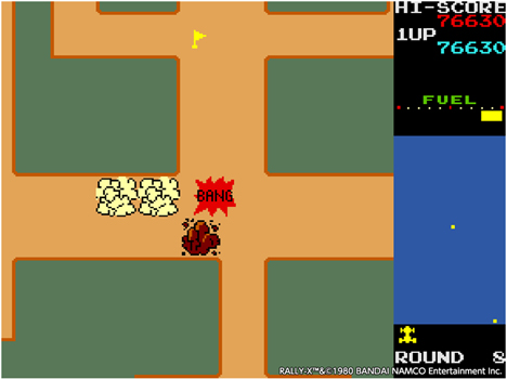 アーケードアーカイブス』シリーズに「ラリーX」が配信開始！