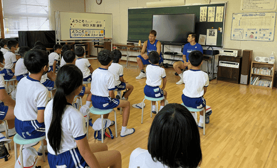 Support children’s dreams through outreach classes led by professional athletes